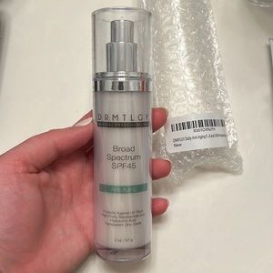 New in package Drmtlgy Mineral Sunscreen